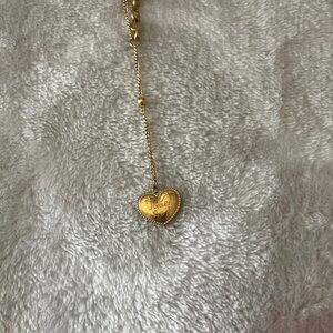 Gold Heart Pendant Necklace